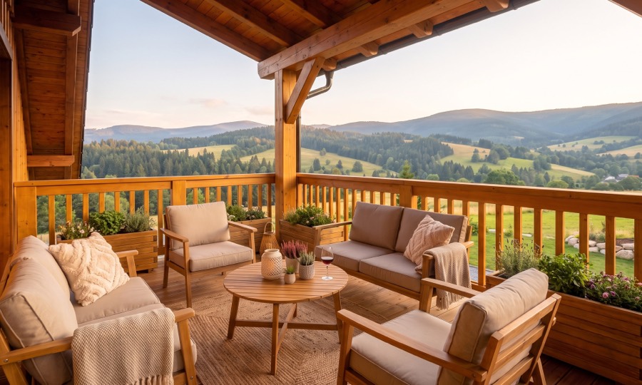 Apartmán Horizont, terasa